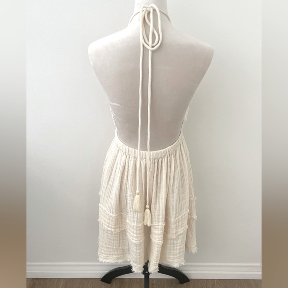 Elan Ivory Halter Mini Dress - Picture 7 of 9